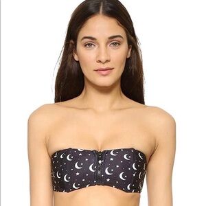 NWOT Wildfox Moon & Stars Bandeau Bikini‎ Top